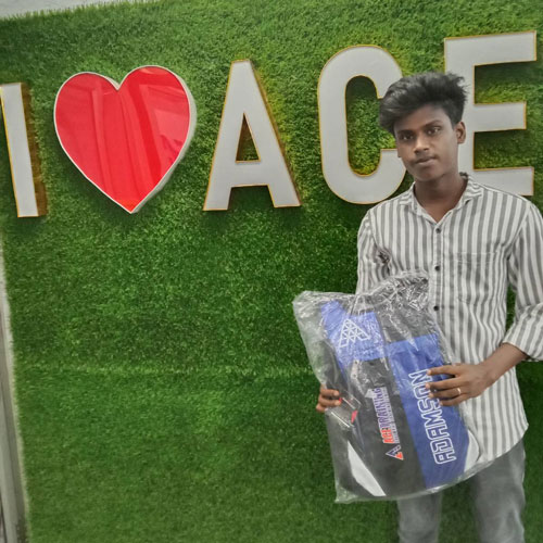 Happy student
