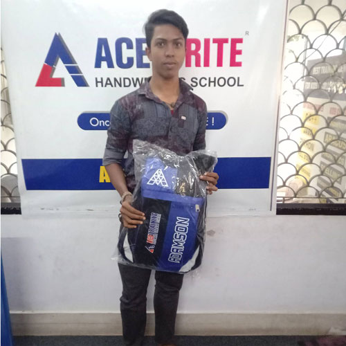 Happy student